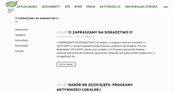 Desktop Screenshot of lgd-puszcza-bialowieska.pl